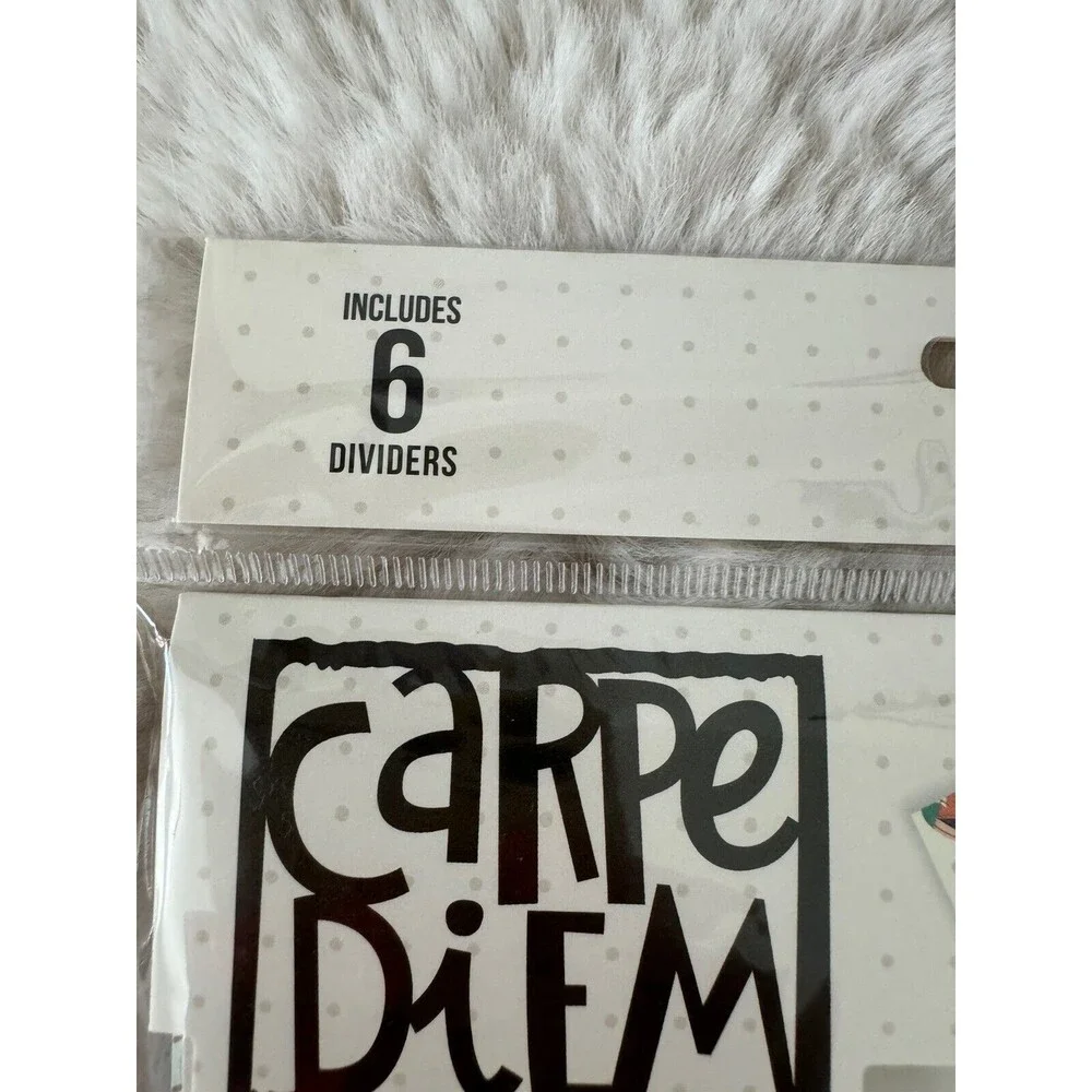 Carpe Diem Double-Sided Personal Planner Inserts For A-5 Tabbed Set/ 6 New Boho